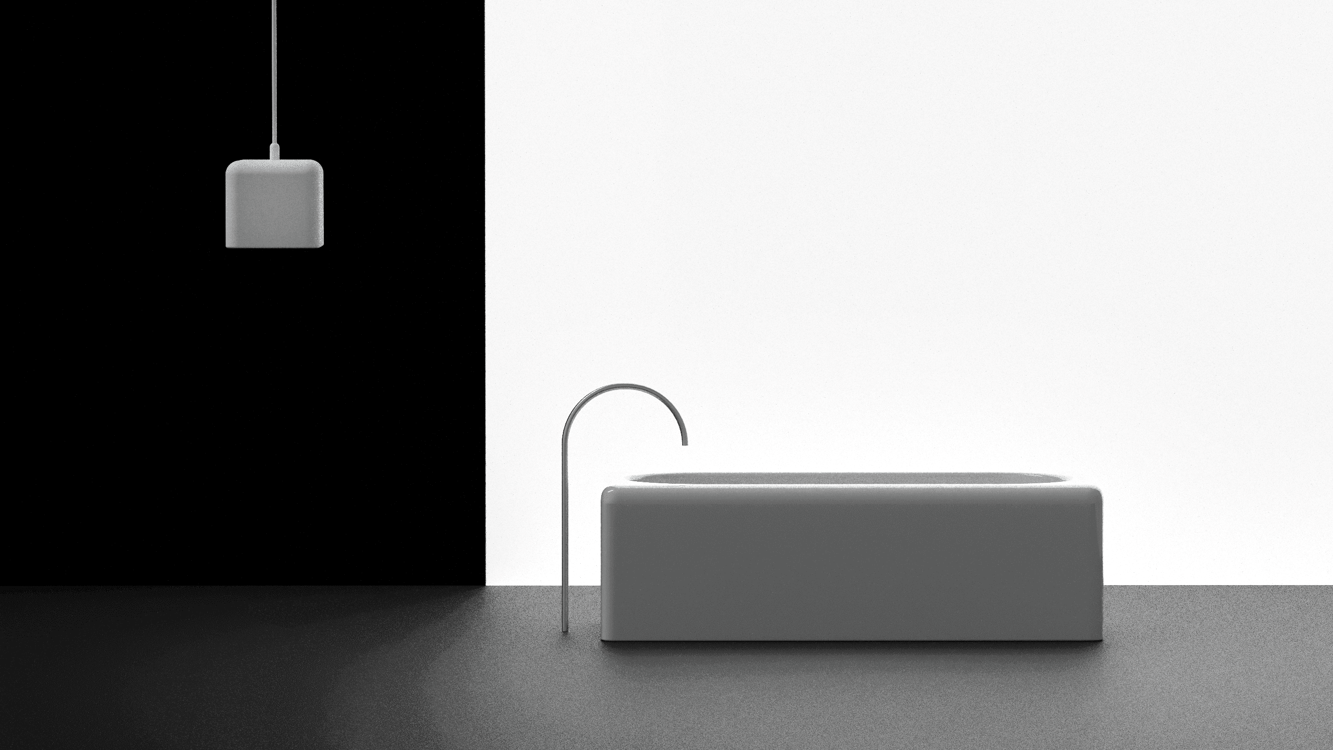 Visualising a minimal space where light and shadow coexist in harmony.
