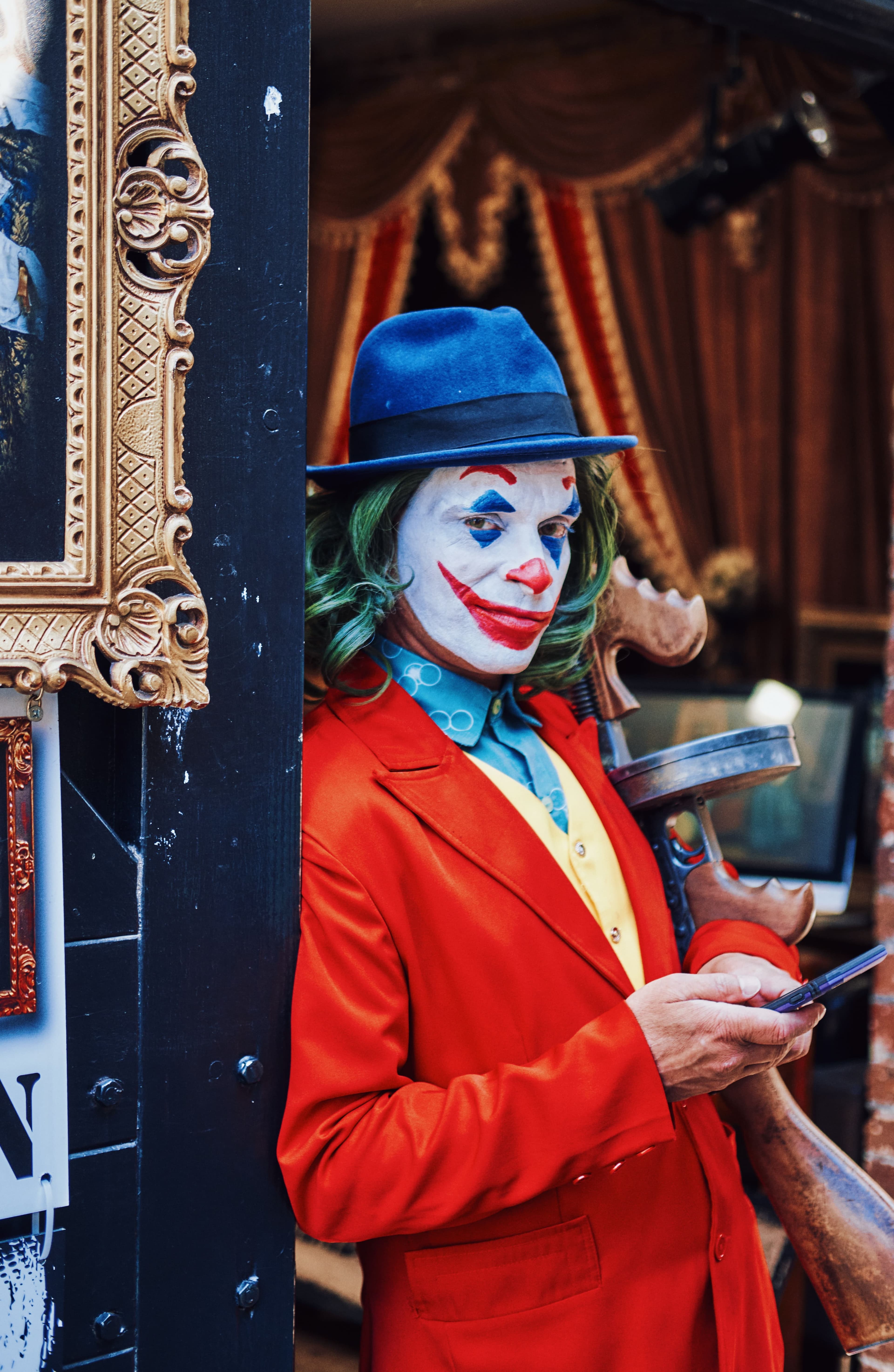 Clown on the streets of London